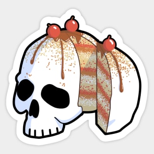 Skull Cake Sticker